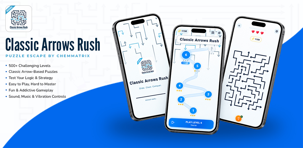 Classic Arrows Rush - Puzzle Escape