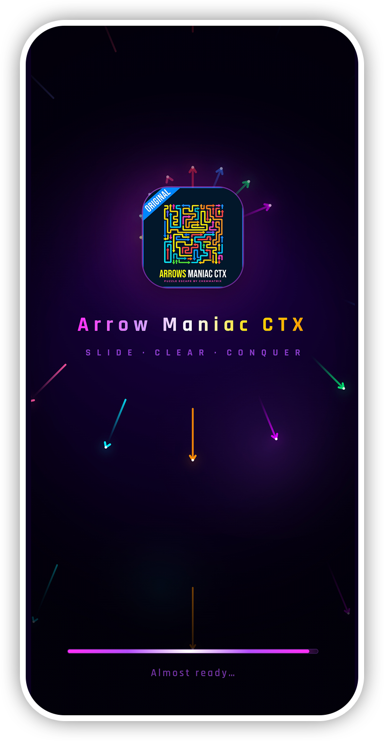 Arrows Maniac CTX splash screen